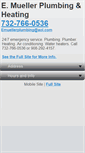 Mobile Screenshot of muellerplumbingandheating.com