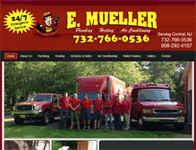 Tablet Screenshot of muellerplumbingandheating.com